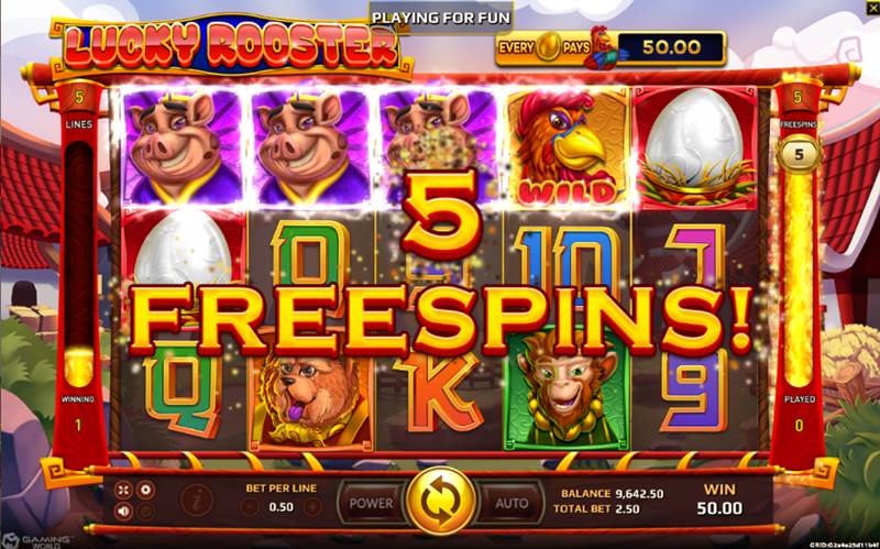 Lucky Rooster freespin