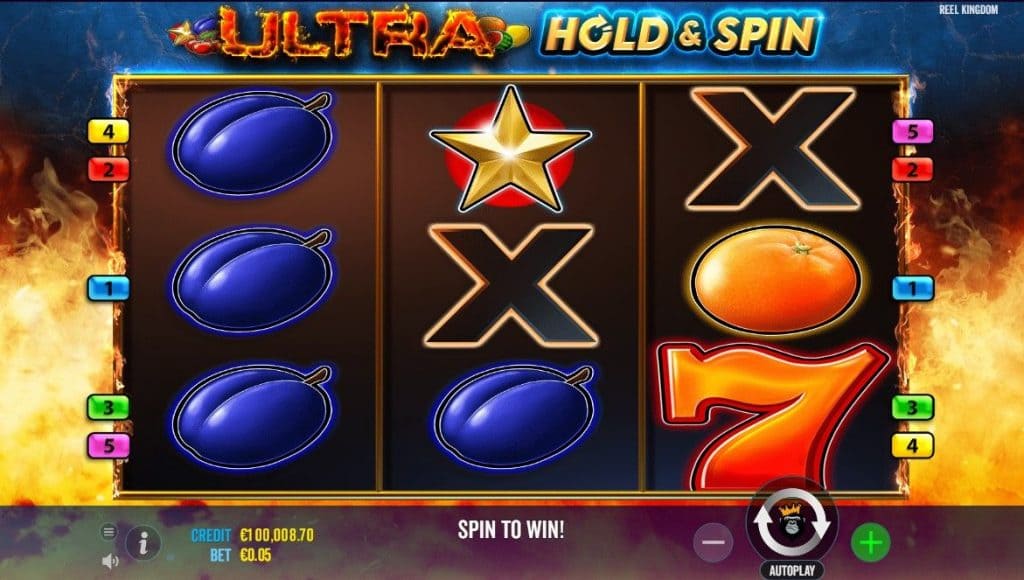 แนวทางการเล่น Ultra Hold and Spin