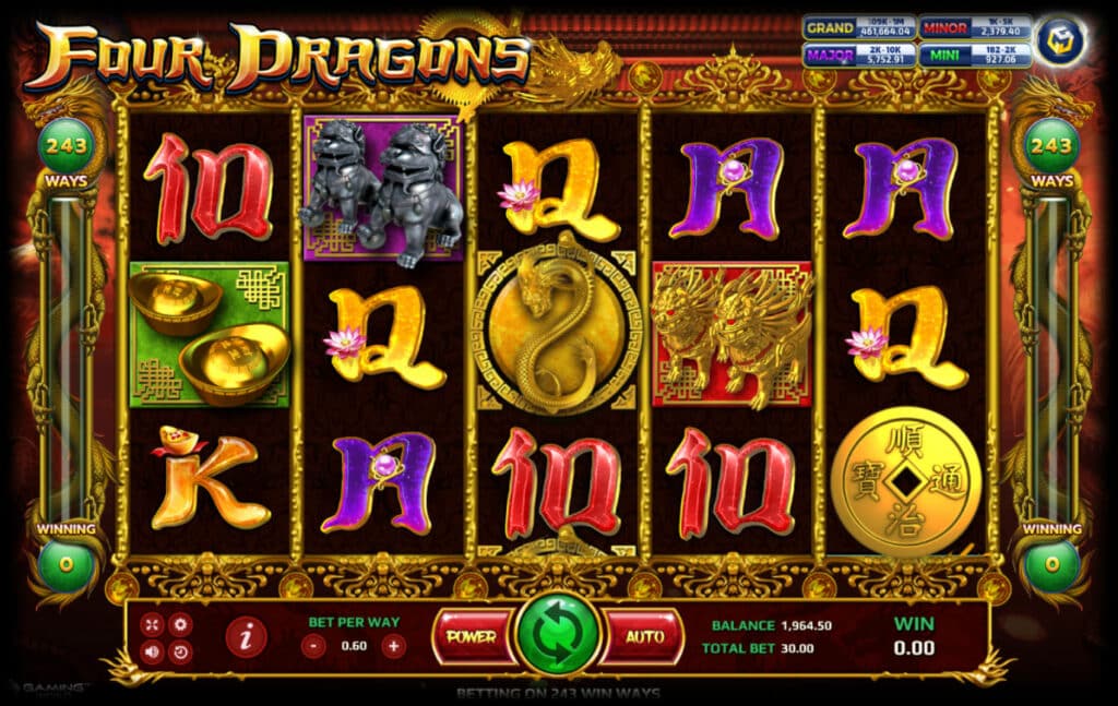 รีวิวเกม Four Dragons