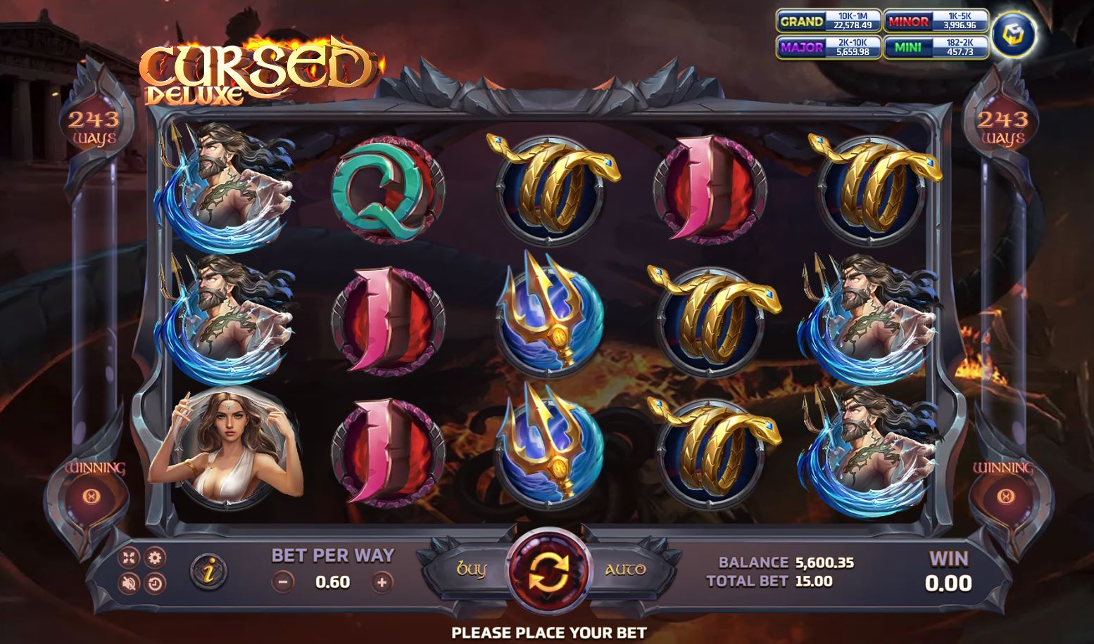 รีวิวเกมสล็อต Cursed Deluxe