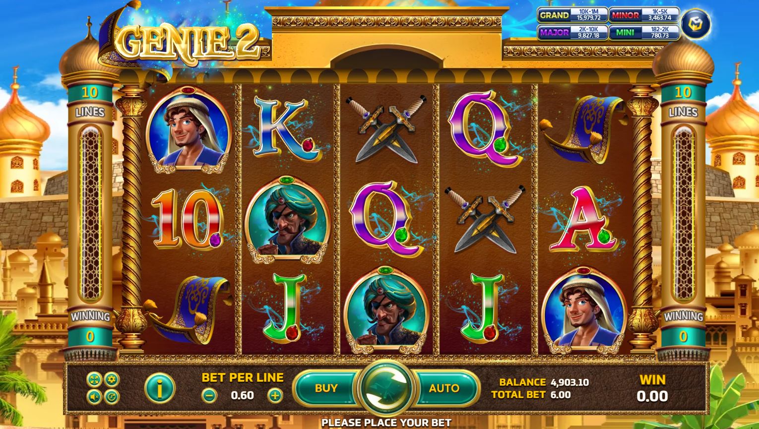 แนะนำเกมสล็อต genie 2